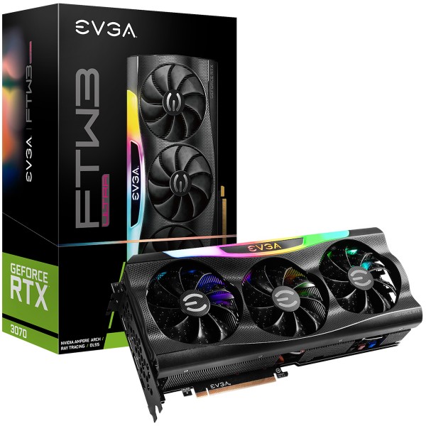 EVGA GeForce RTX 3070 8GB GDDR6 FTW3 Ultra Gaming