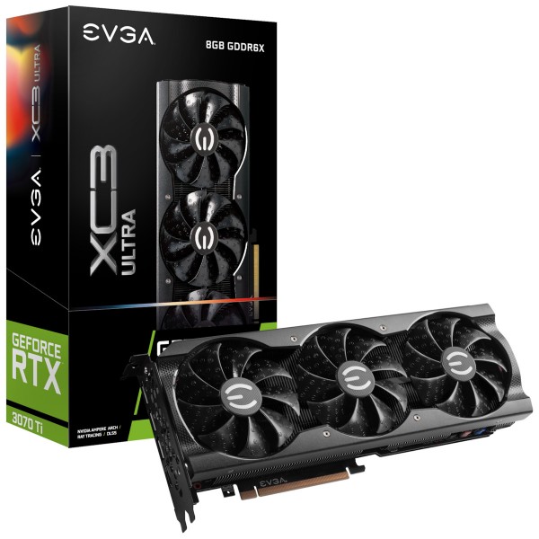 EVGA GeForce RTX 3070 Ti 8GB GDDR6 XC3 Ultra Gaming